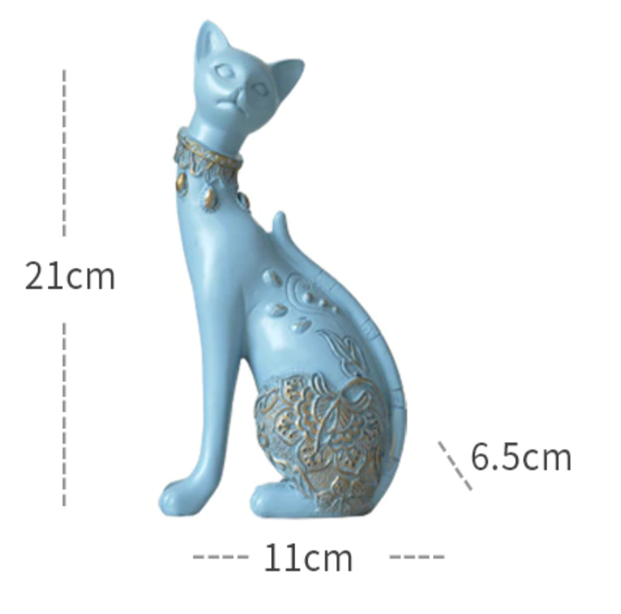 Pair of Feline Figurines