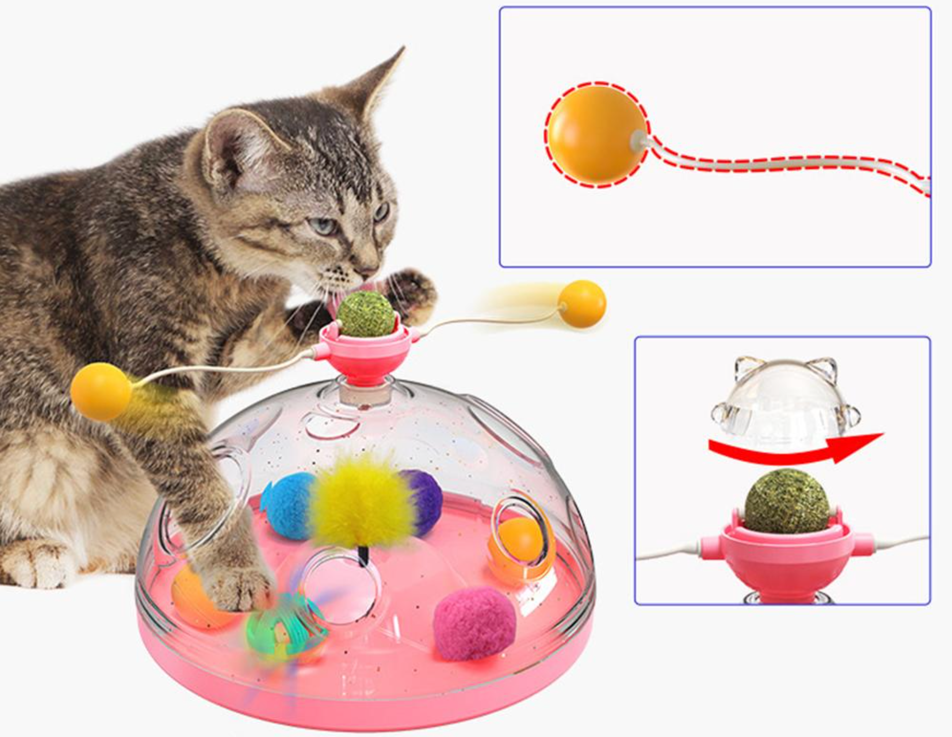 Best cat 2024 enrichment toys